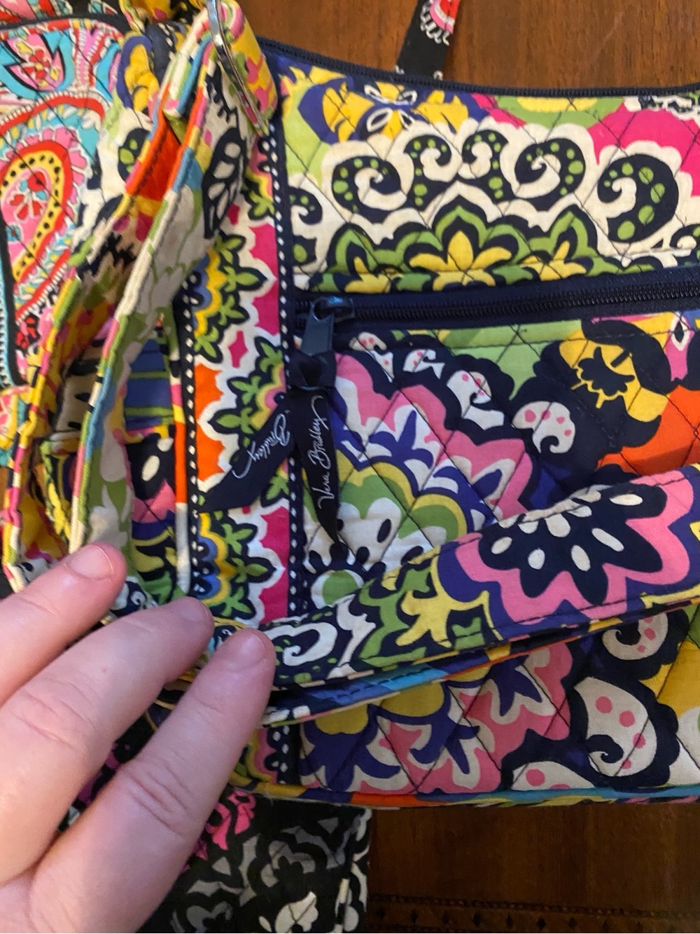 Vera Bradley Floral Purse Crossbody Bag Lot Of 3 With Wallet - Picture 3 of 8